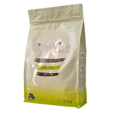 LifeWise Puppy Dry Food Stage 2 Lamb & Fish with Rice Oats & Vegetables 1kg