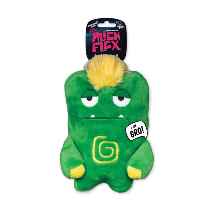 Spunky Pup Plush Alien Flex Gro (S/L)