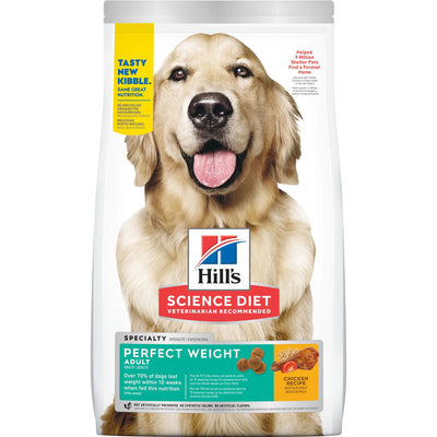 Hill's Science Diet Adult Dog Dry Food Perfect Weight Chicken Recipe 1.81Kg