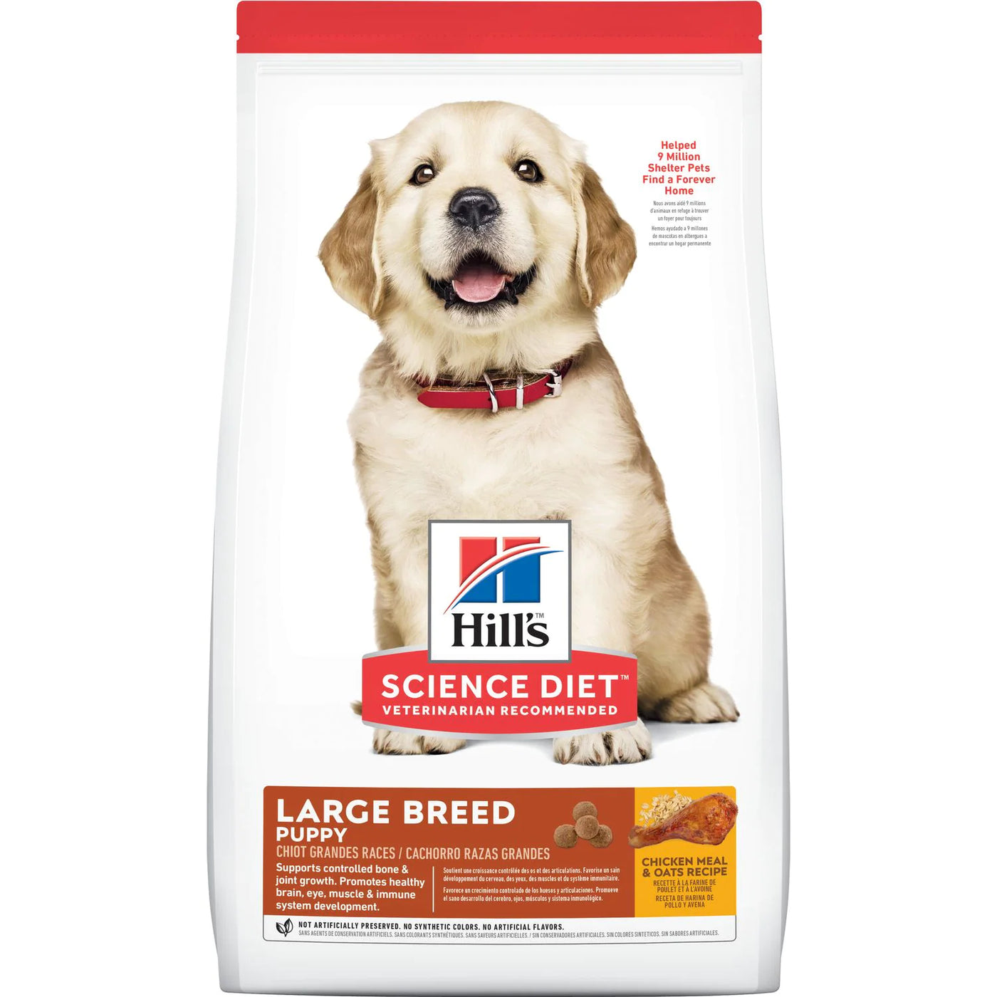 Hill's Science Diet Puppy Large Breed Dry Food Chicken Meal & Oats Recipe 3kg