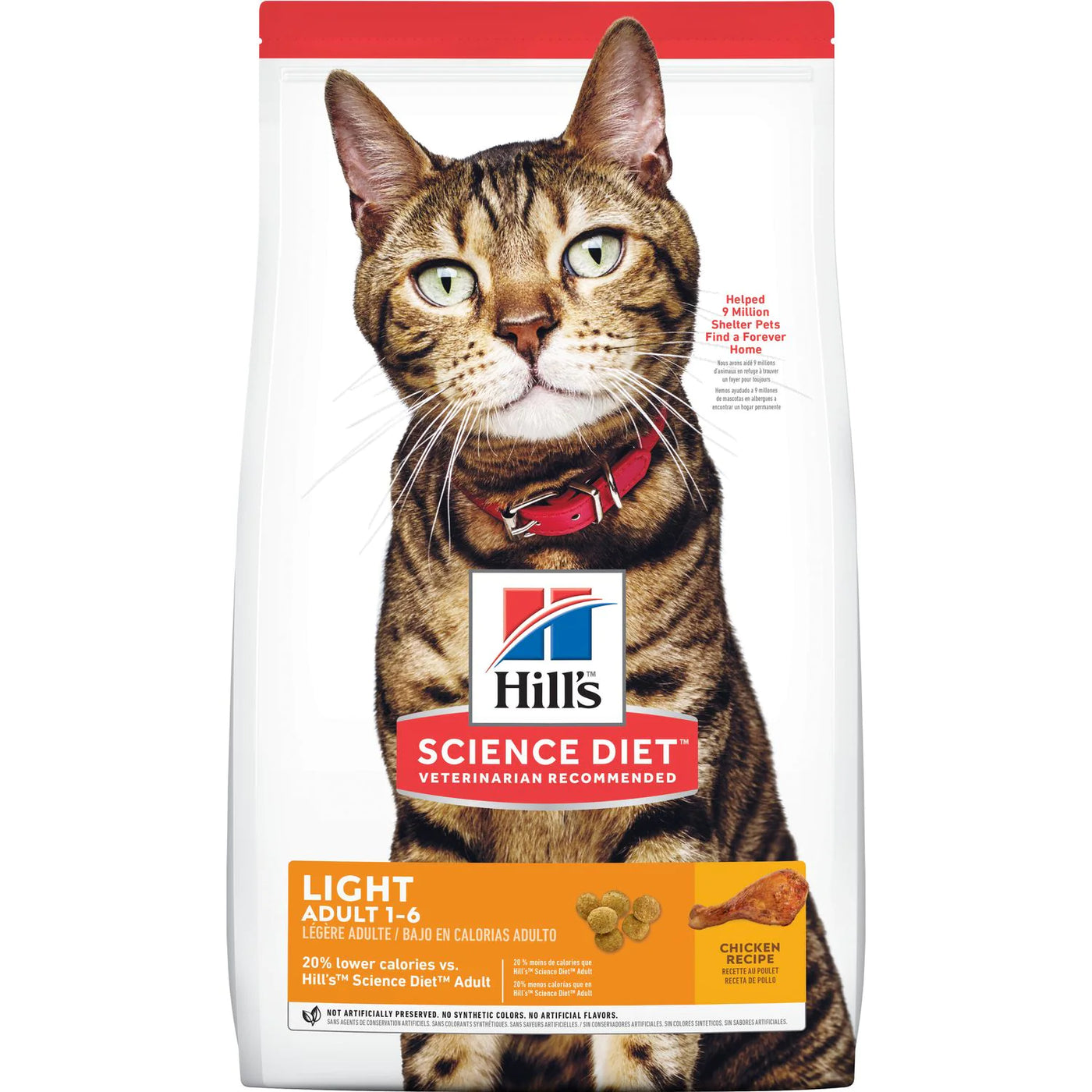 Hill's Science Diet Adult Cat Dry Food Light Chicken Recipe 3.5kg